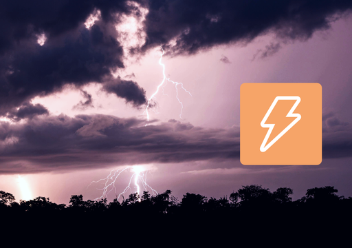 "Con probabilidad de generar riesgos en las personas": emiten alerta por tormentas eléctricas para hoy en tres regiones