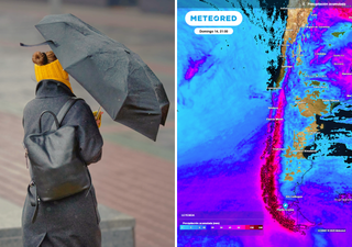 Baja segregada, frente frío y río atmosférico: hasta 200 mm acumulados se esperan para esta semana en Chile