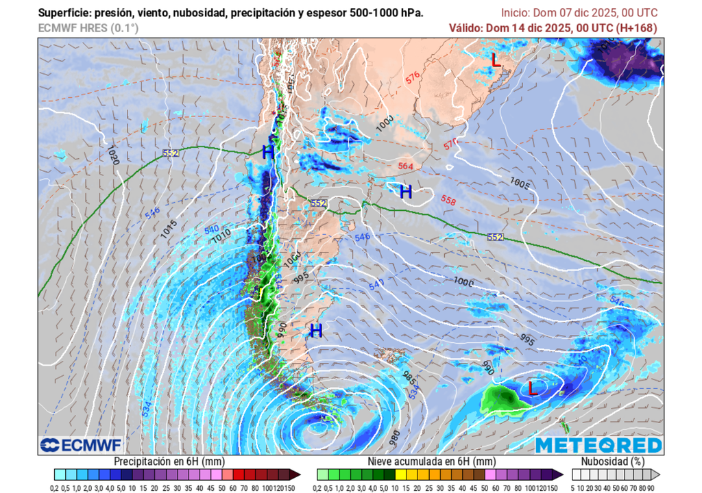lluvias y presión previstas lluvias y presión previstas