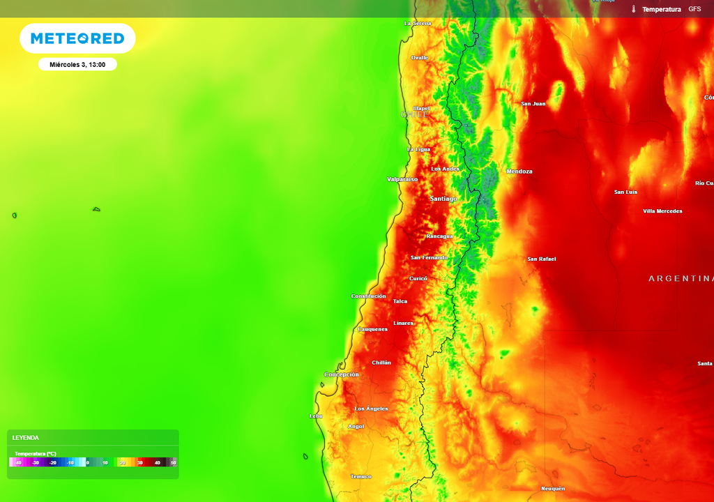 temperaturas previstas para la zona central de Chile temperaturas previstas para la zona central de Chile