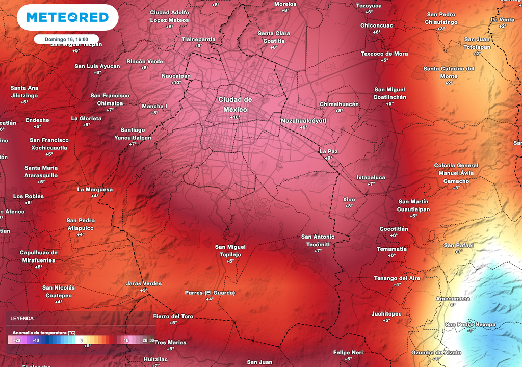 Pronóstico de temperaturas CDMX