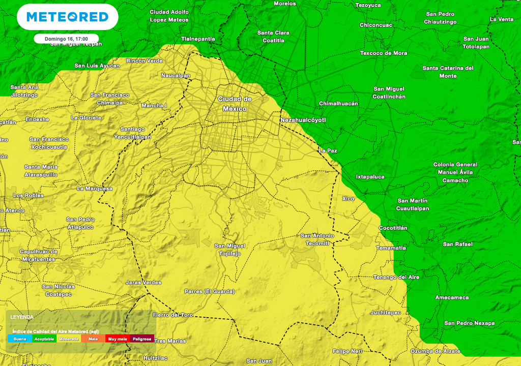Calidad del aire CDMX Calidad del aire CDMX