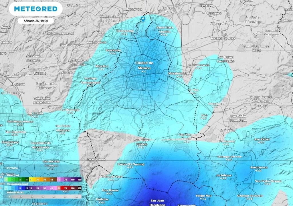 El acumulado de lluvias de este sábado 26 de septiembre puede alcanzar hasta los 15 mm, pudiendo desencadenar encharcamientos.