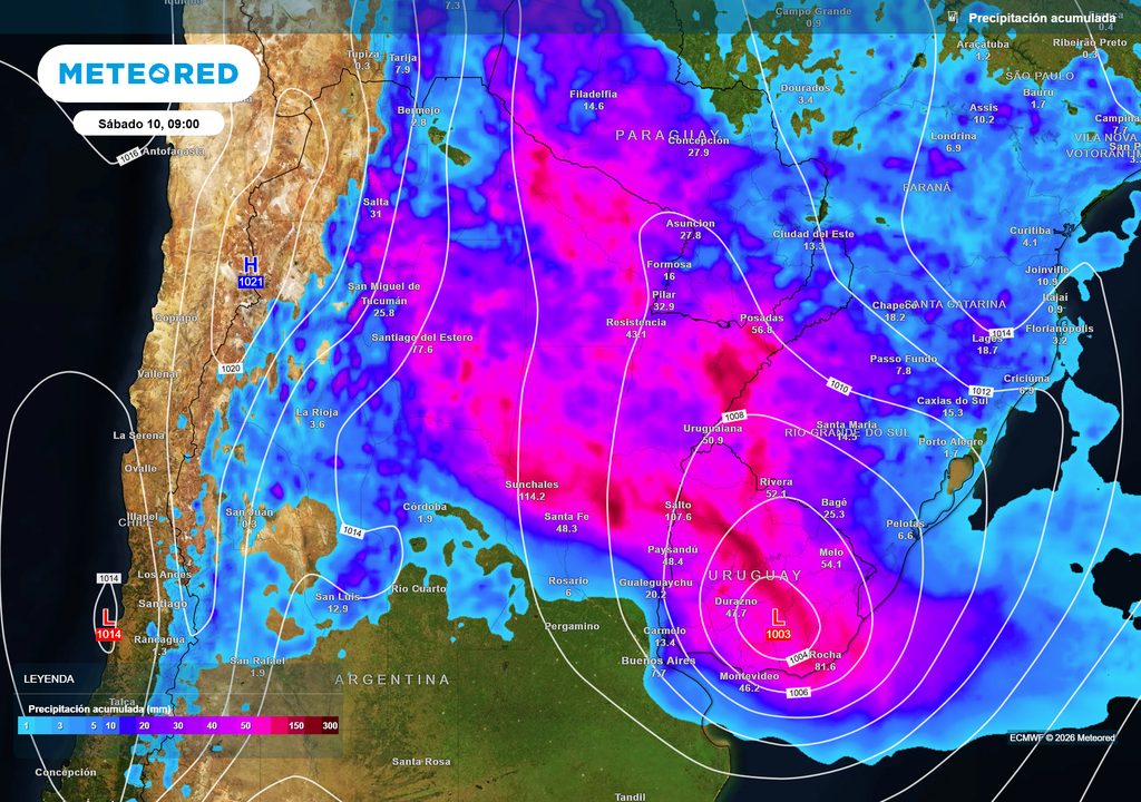 Precipitación acumulada__Sábado 10 09