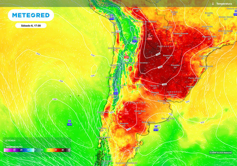 Pronóstico del tiempo en Argentina: fin de semana largo con calor extremo y alertas por tormentas en 6 provincias
