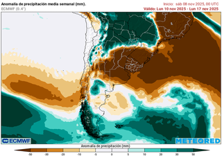 Pronóstico del tiempo en Argentina: semana con cambios constantes, tormentas y variación térmica en todo el país
