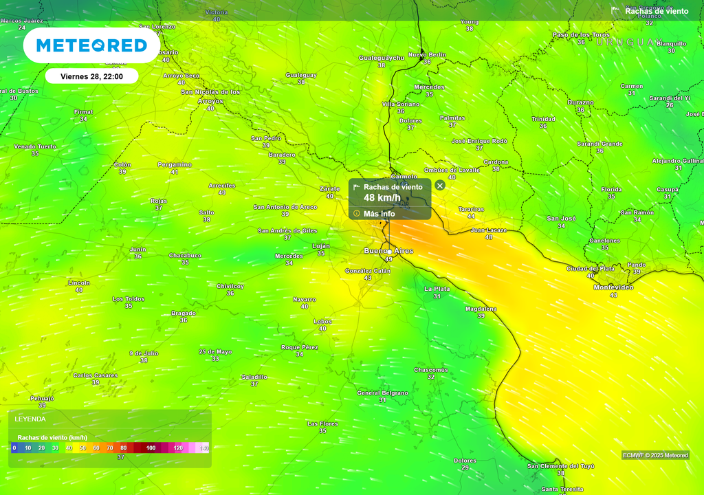 Refagas de viento Viernes 28 de noviembre 22 hs
