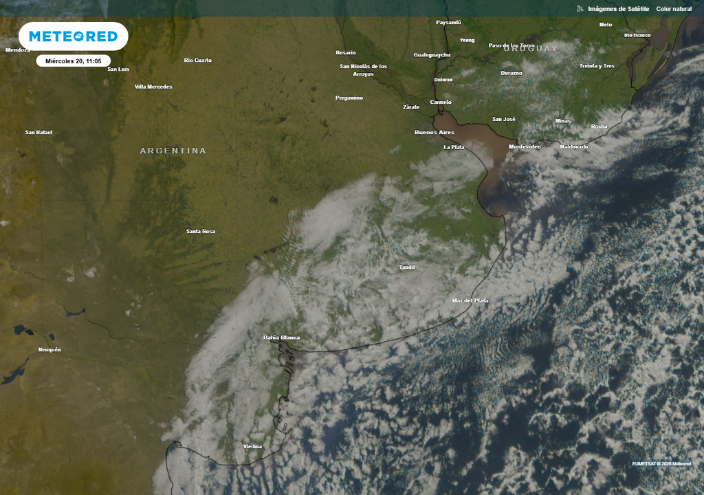 Buenos Aires AMBA pronóstico tiempo frío lluvias mayo Vendrán dias con mayor nubosidad a partir de hoy sobre Buenos Aires.