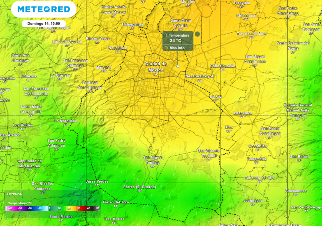 pronostico; el tiempo; temperatura; CDMX Este domingo el ambiente se mantendrá mayormente templado en la capital y más fresco en zonas altas.