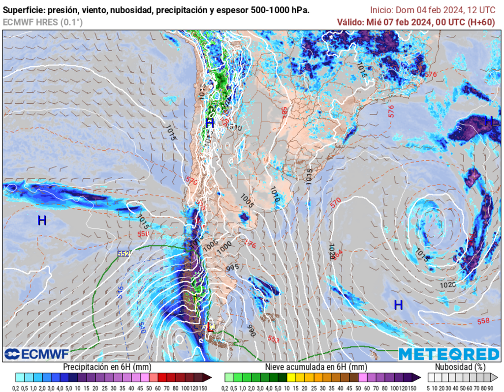 Mapa, precipitaciones.