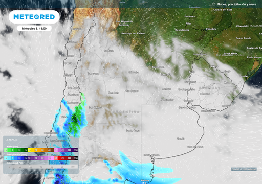 Pron&oacute;stico del tiempo para Argentina: suben las temperaturas hacia el fin de semana, con nubosidad y lluvias aisladas