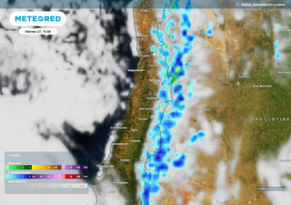 El tiempo para el último fin de semana del año en Chile: lluvias, tormentas y días cálidos