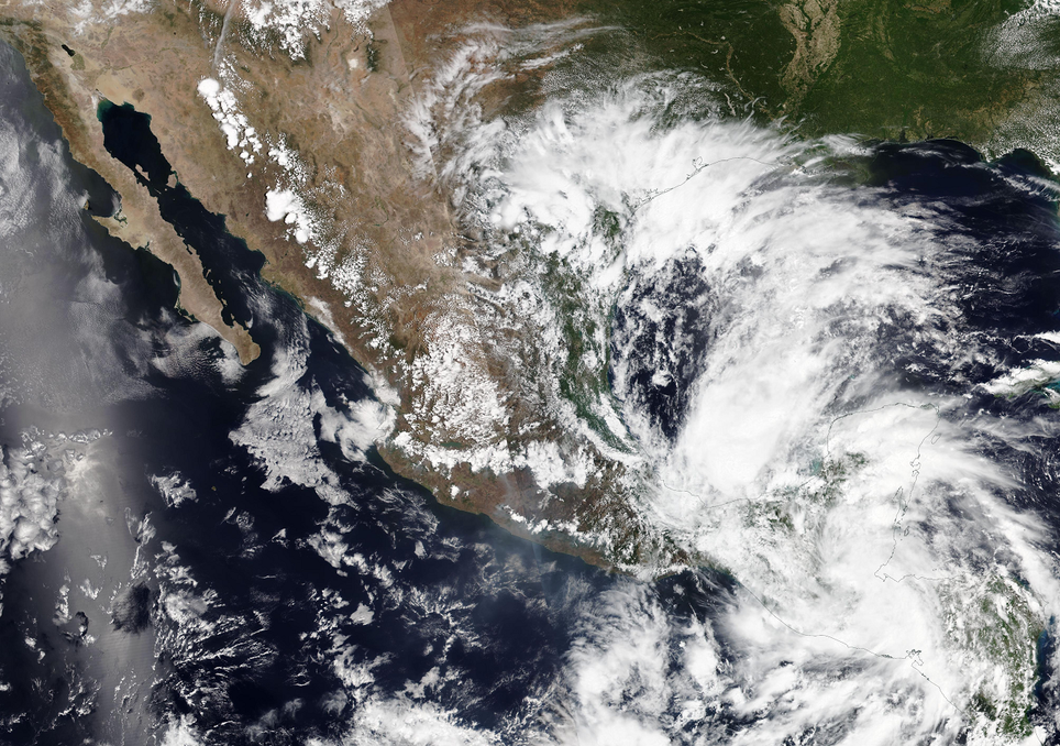 Sistemas clásicos de mayo en México. NOAA.