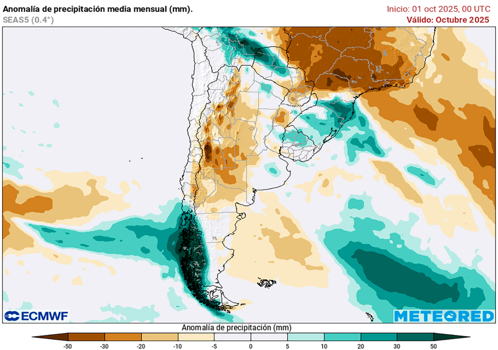 Octubre, Tendencia, Pronóstico, Argentina, Buenos Aires, Lluvia, Temperatura