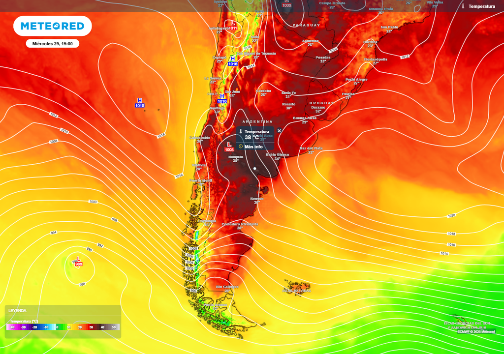 Calor Argentina enero