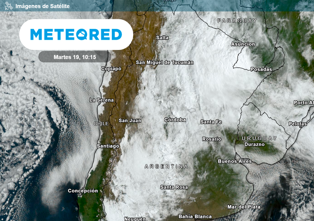 Satelite, Imagen, Argentina, Tormenta, Temporal