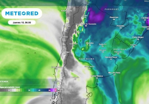 Pron&oacute;stico en Argentina: una semana que se va cargando de calor, humedad y tormentas