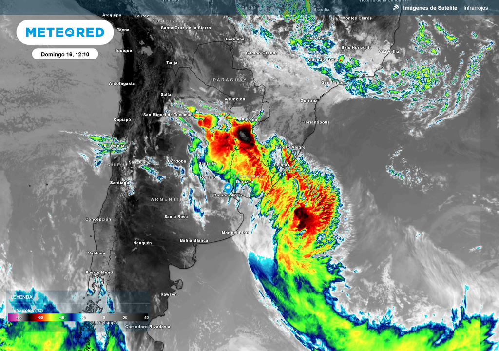 Imágenes de Satélite domingo 16 de noviembre 12:10 h