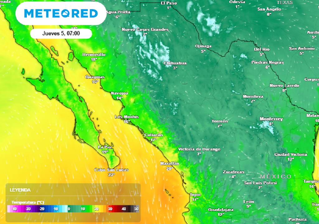 Hacia el jueves se prevé refrescamiento en el valor de las temperaturas.