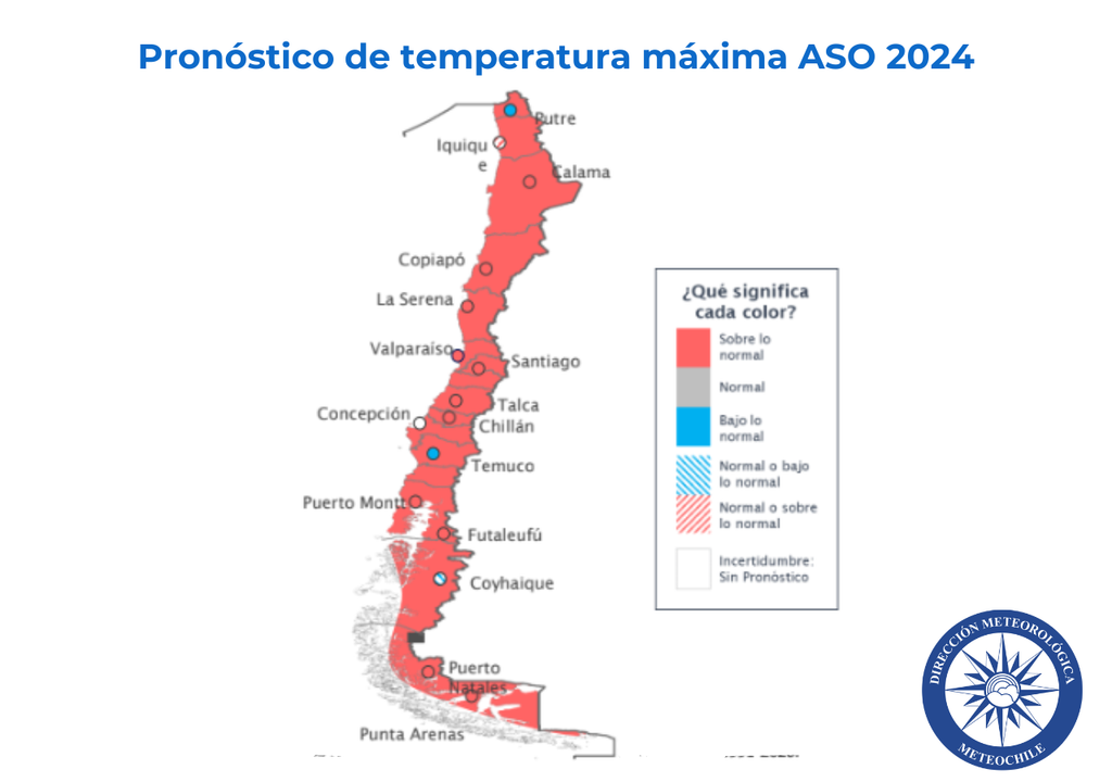 mapa de temperatura maxima. mapa de temperatura maxima.