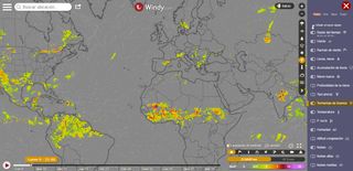 Pronóstico global de descargas eléctricas en abierto a partir del modelo del ECMWF