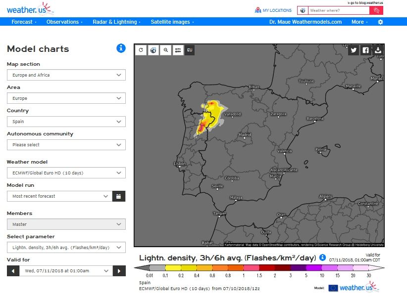 Pronóstico Global De Descargas Eléctricas En Abierto A Partir Del Modelo Del Ecmwf Pronóstico Global De Descargas Eléctricas En Abierto A Partir Del Modelo Del Ecmwf