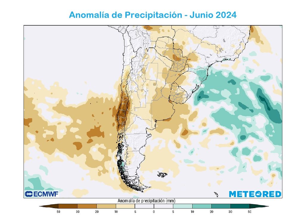 Anomalía precipitación ECMWF Anomalía precipitación ECMWF