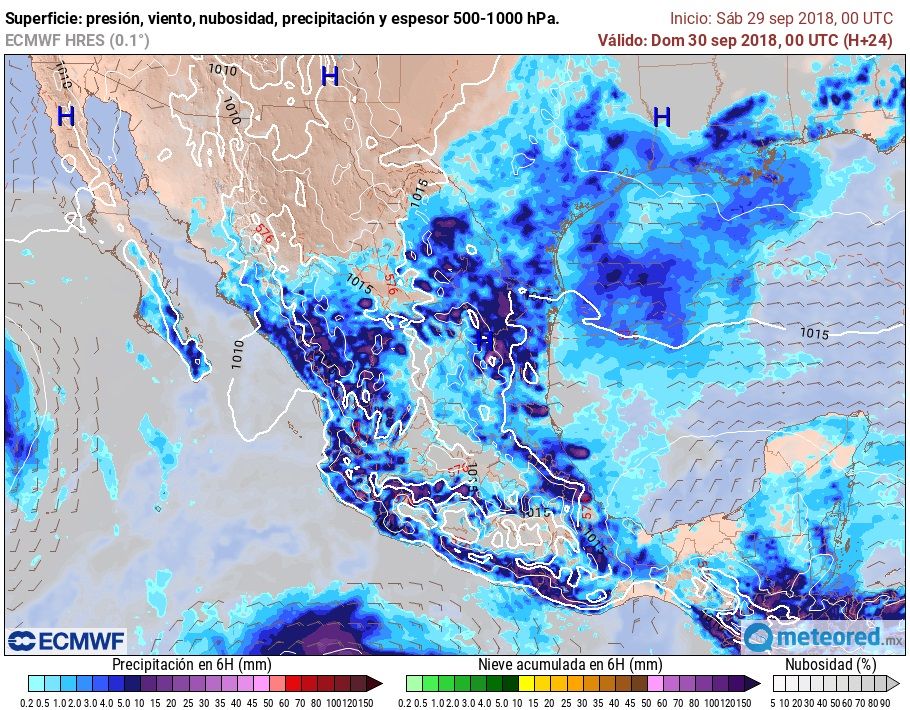 Predicción meteorológica para la tarde del sábado