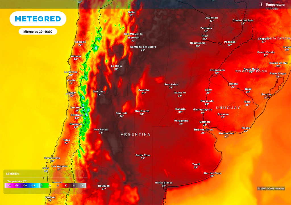 Calor, Ola de Calor, Verano, Argentina, Pronostico