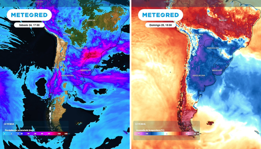 Pron&oacute;stico para Chile del 23 al 25 de octubre: estas regiones tendr&aacute;n tormentas y viento de hasta 90 km/h