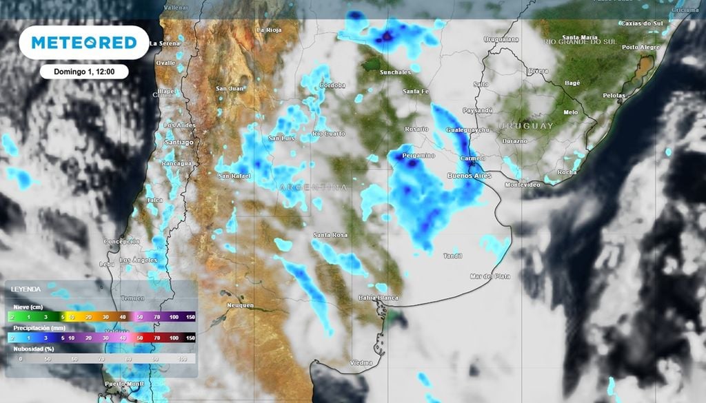 A partir del mediodía del domingo 1 de noviembre las precipitaciones se aproximan al AMBA