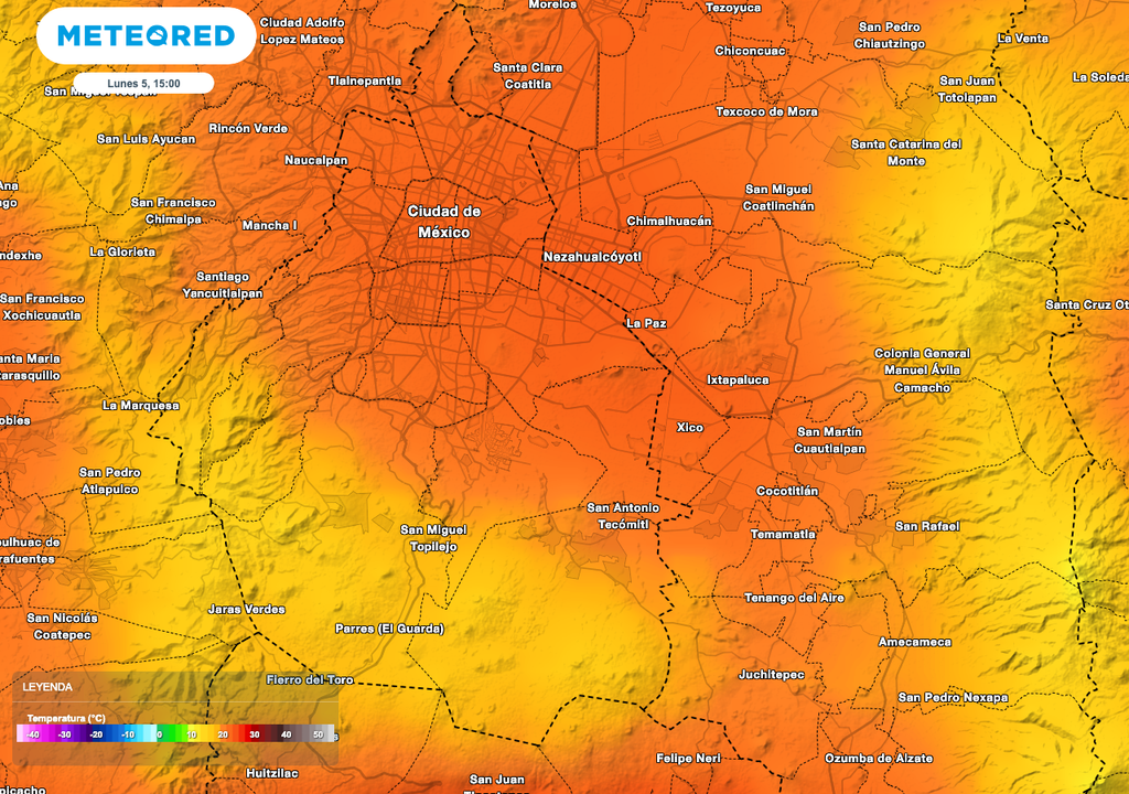 Ciudad de México temperatura cálida 5 de febrero