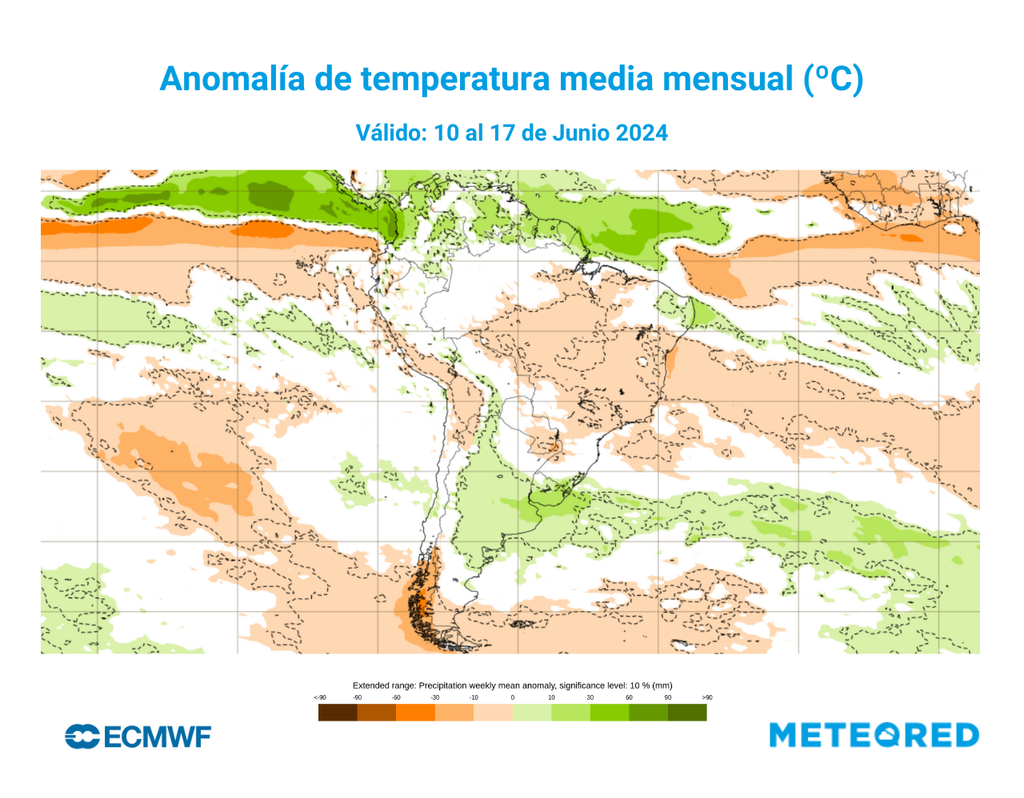 mapa de anomalía de precipitación. mapa de anomalía de precipitación.