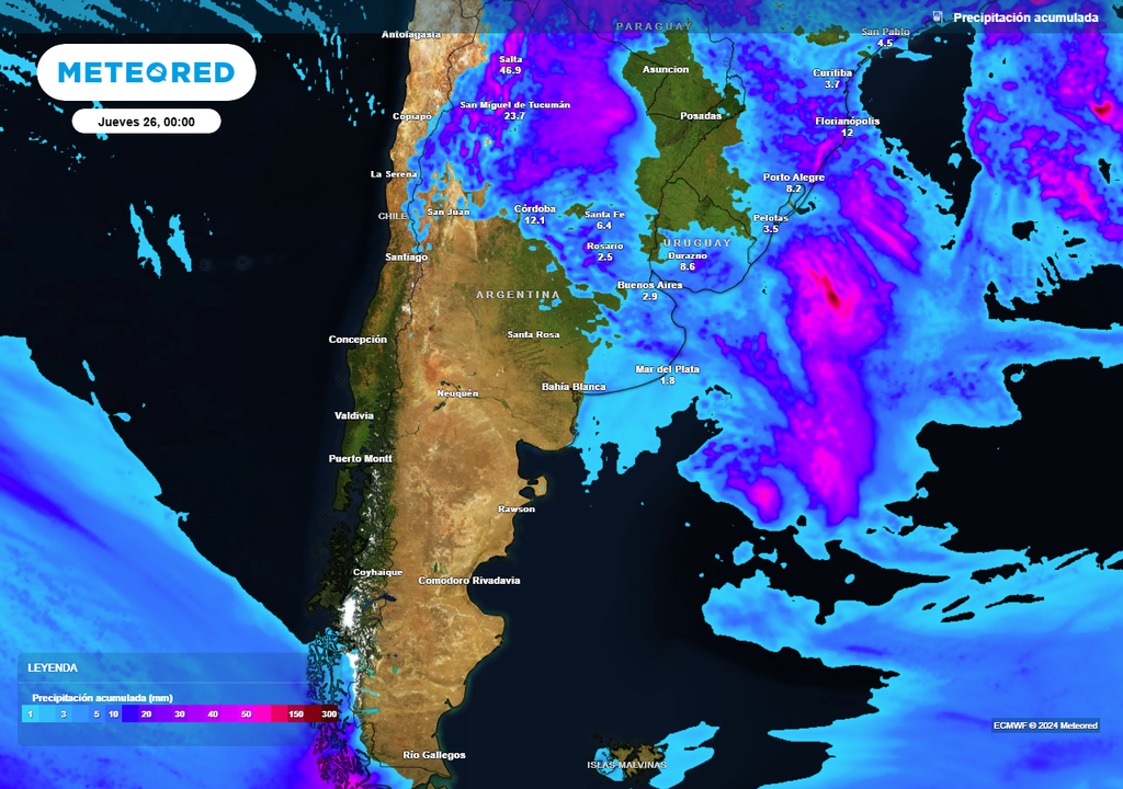 Nochebuena, Navidad, Pronostico, Argentina, Lluvia, Tormenta