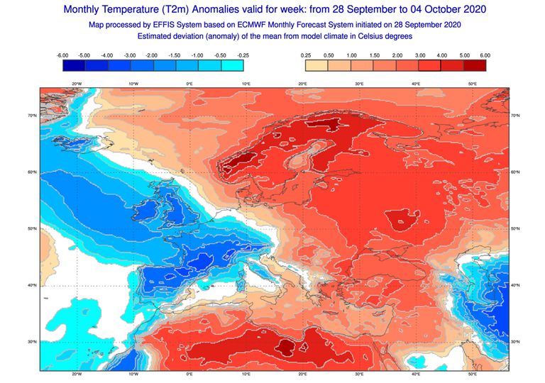 Temperaturas octubre Temperaturas octubre