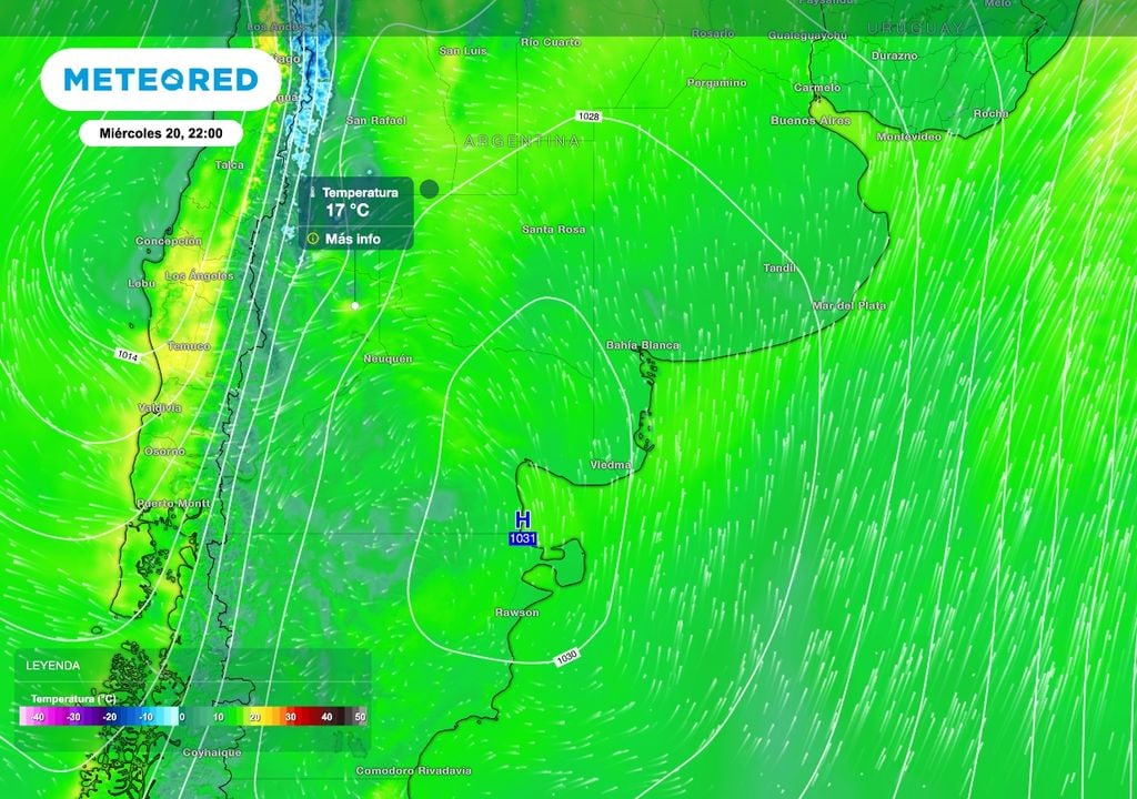Temperatura Patagonia Algunos sectores del norte de la Patagonia están registrando temperaturas agradables para esta época del año.