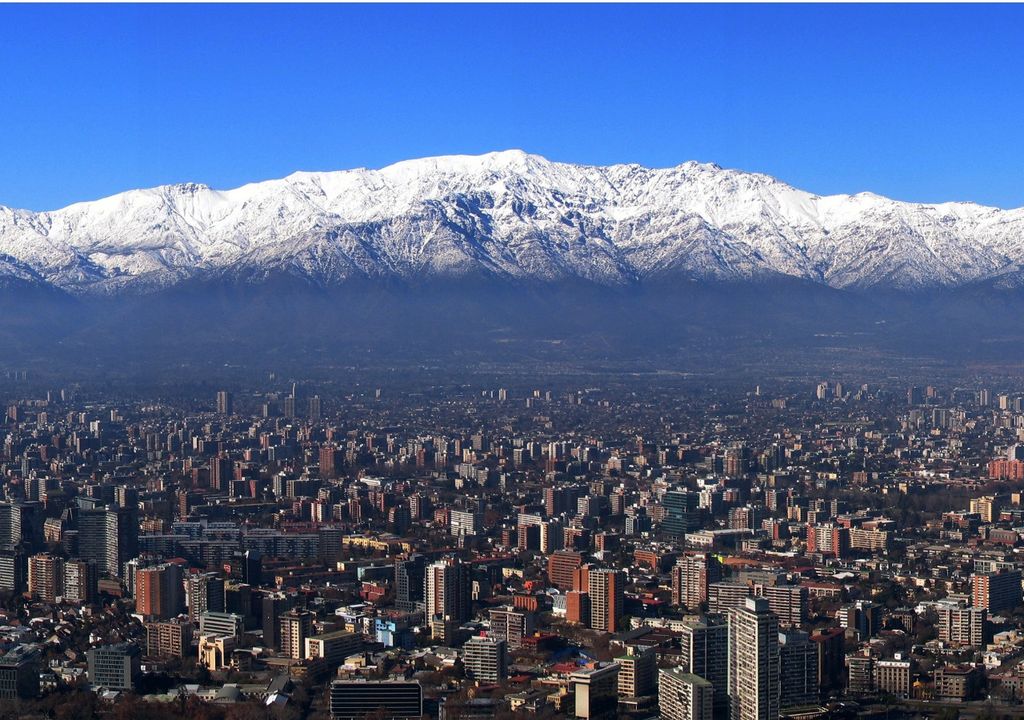 Santiago Chile fondo Cordillera de Los Andes