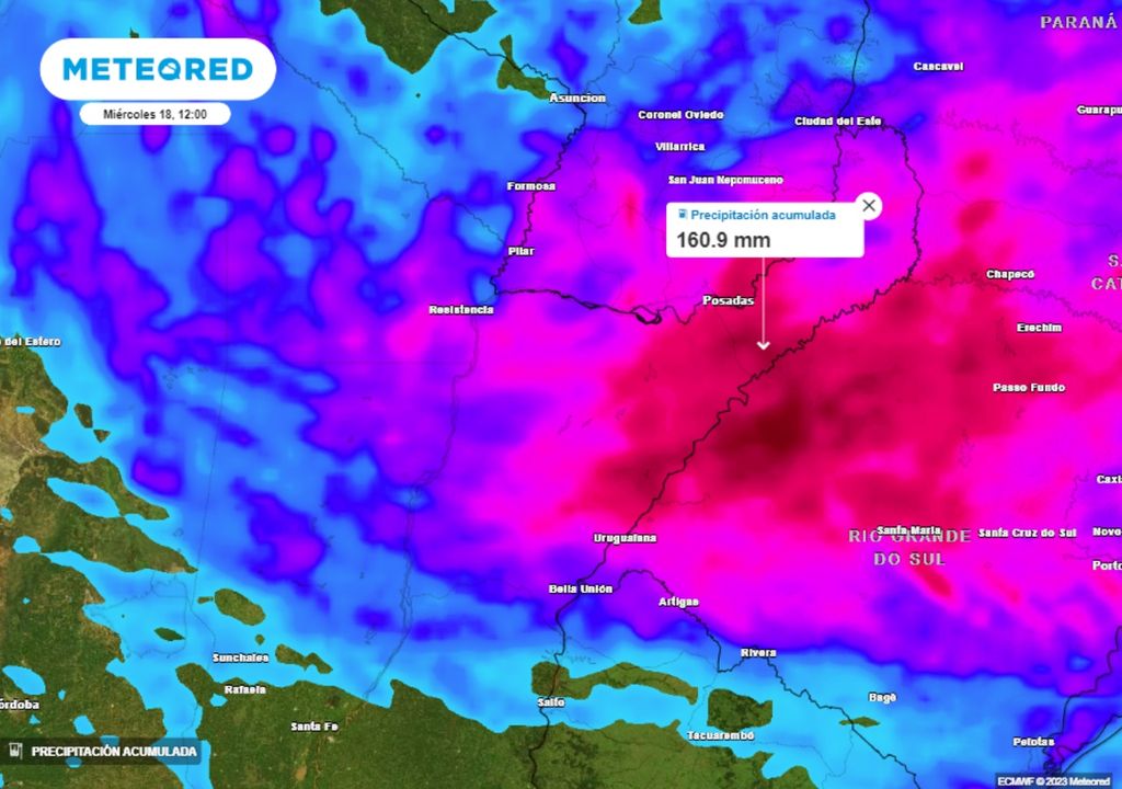 Alerta naranja lluvias tormentas fuertes Litoral