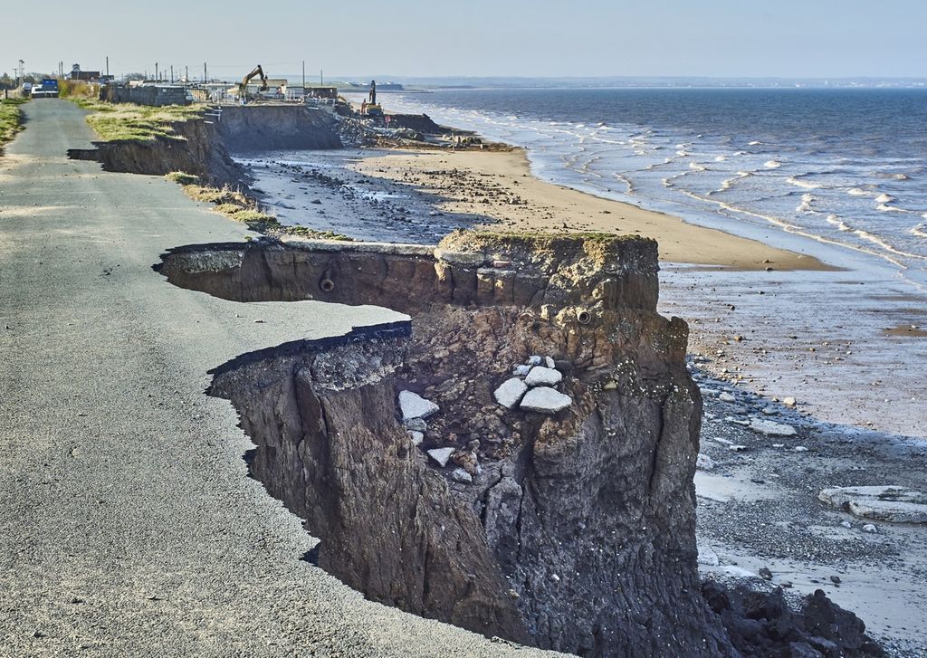 Erosión costera por evento extremo