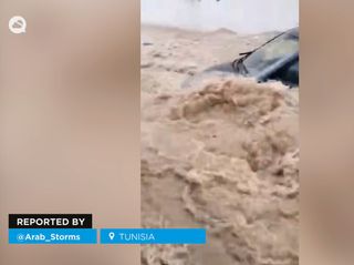 Las lluvias torrenciales provocan graves inundaciones en Túnez