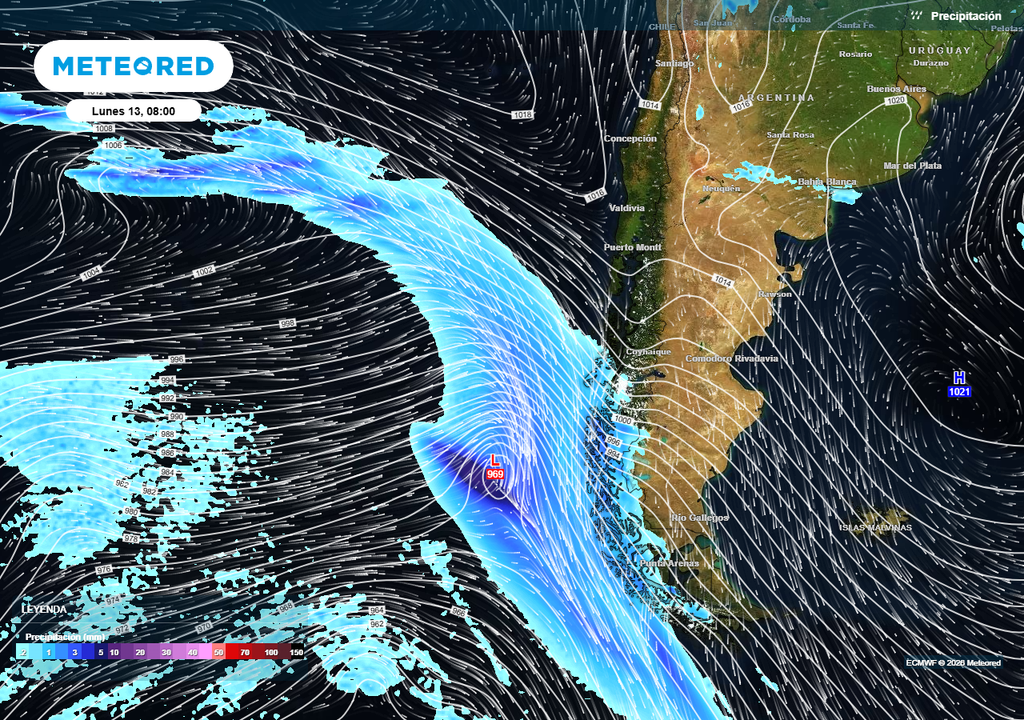 Margen frontal frío e inestabilidad atmosférica se tomarán el protagonismo de la próxima semana.