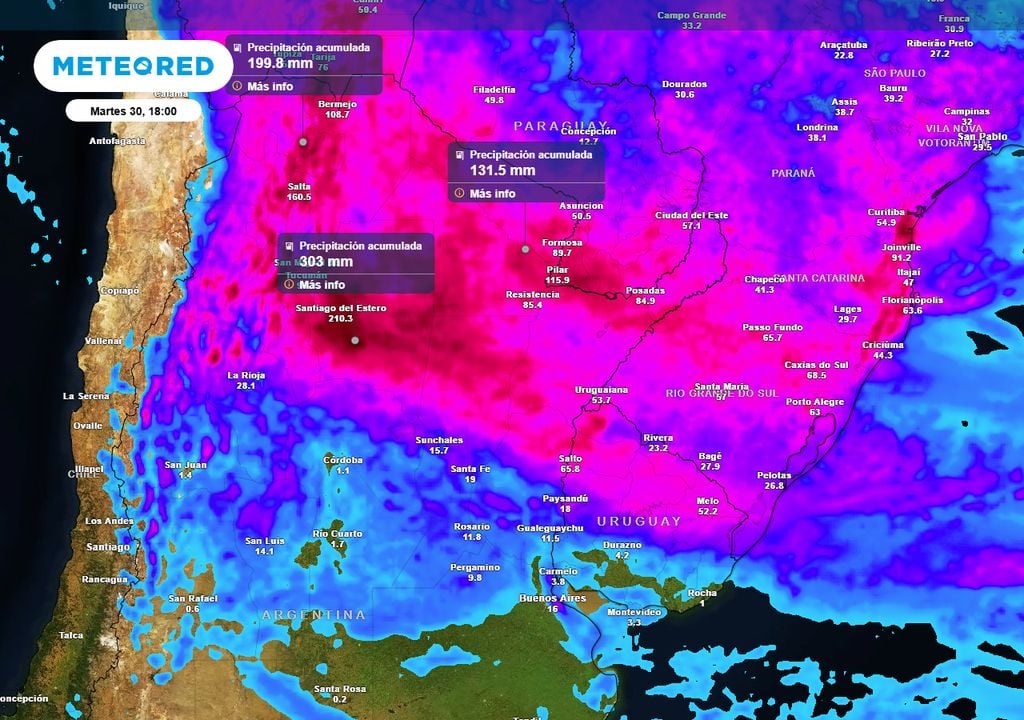 Precipitación acumulada