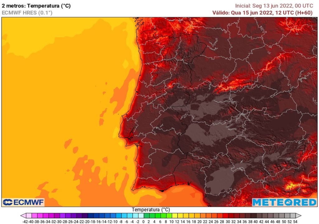 very hot;  Portugal