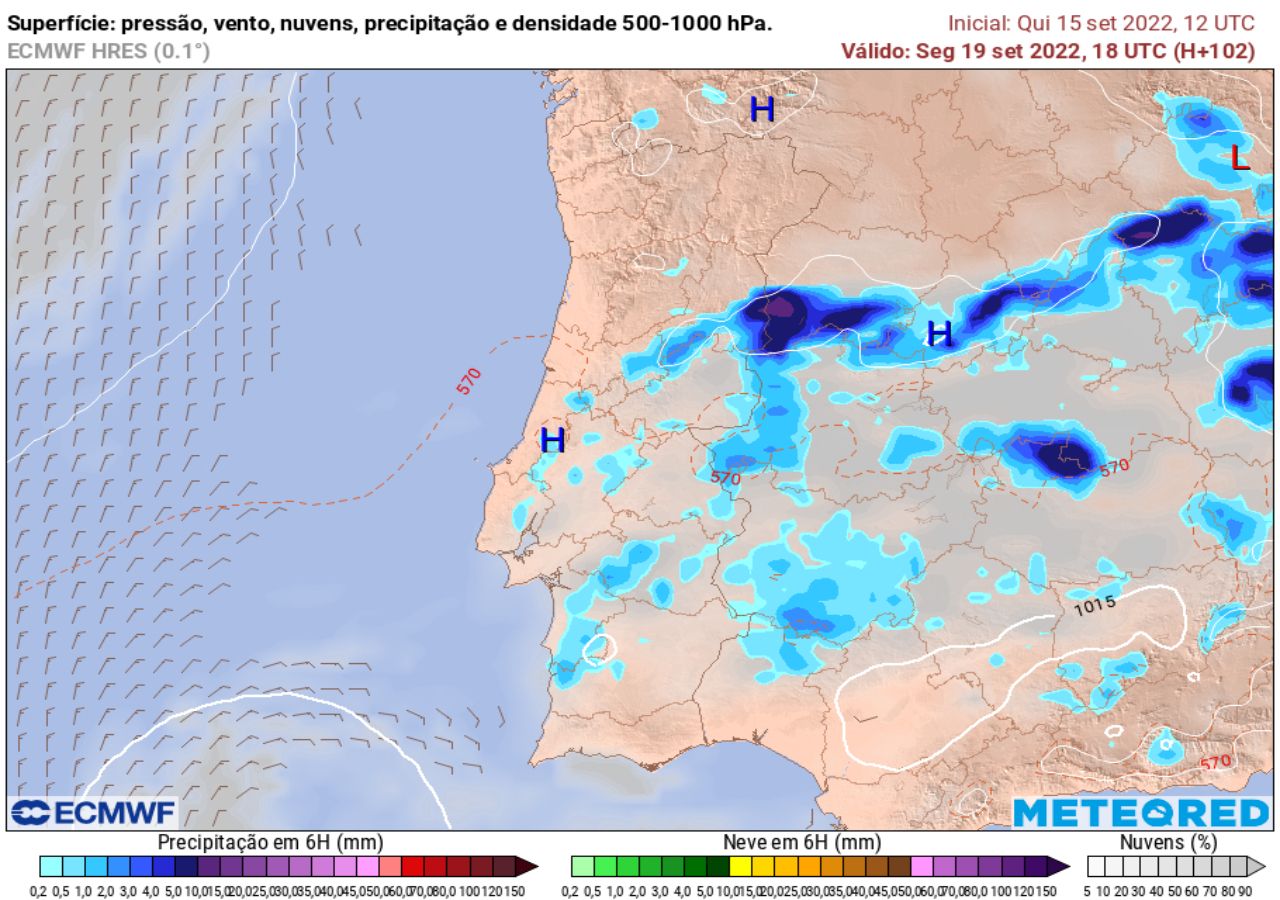 Próximos dias em Portugal calor regressa, com chuva e trovoada à espreita!