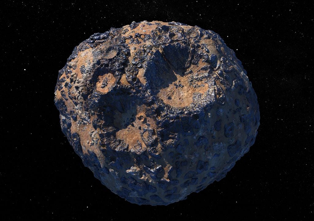 L'anima dell'asteroide NASA ferro prezioso