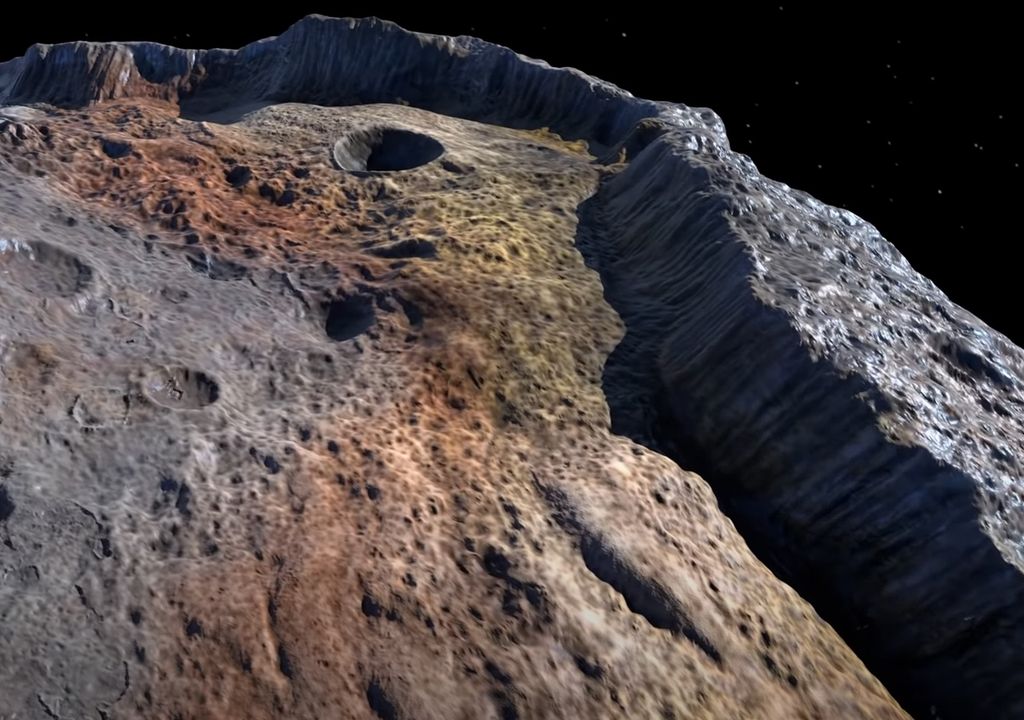 L'anima dell'asteroide NASA ferro prezioso