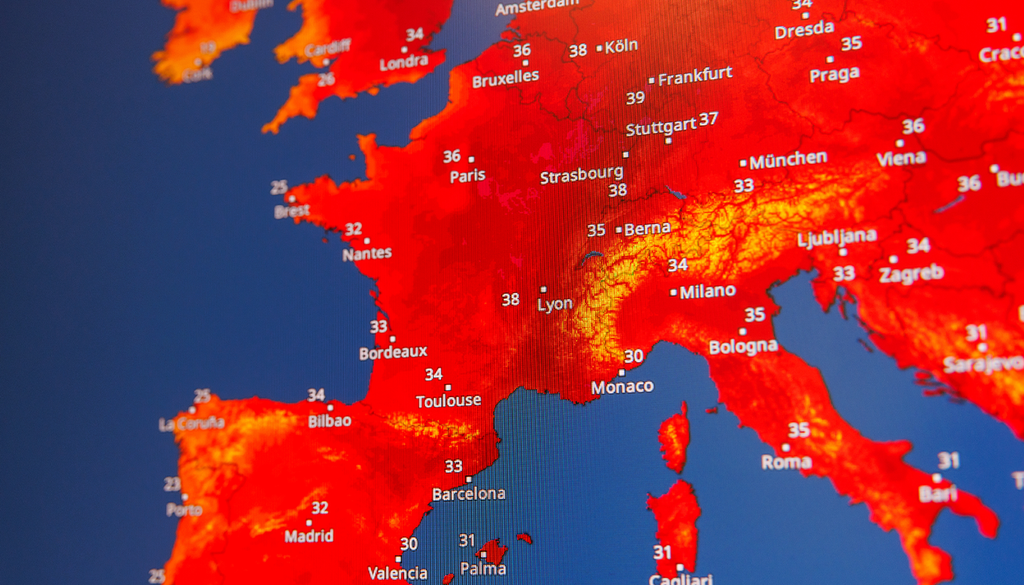 Los valores de más de 40 ºC se están volviendo muy habituales en varios países del sur de Europa.