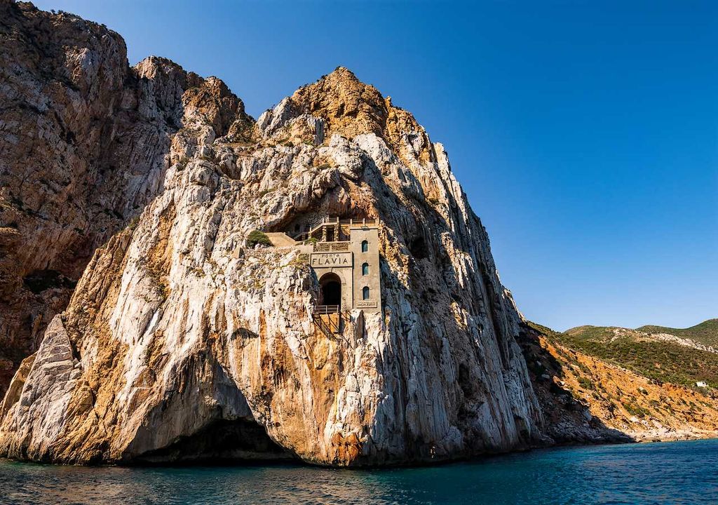 Get To Know Porto Flavia An Amazing Seaport Hanging From The Wall Of A Get To Know Porto Flavia An Amazing Seaport Hanging From The Wall Of A