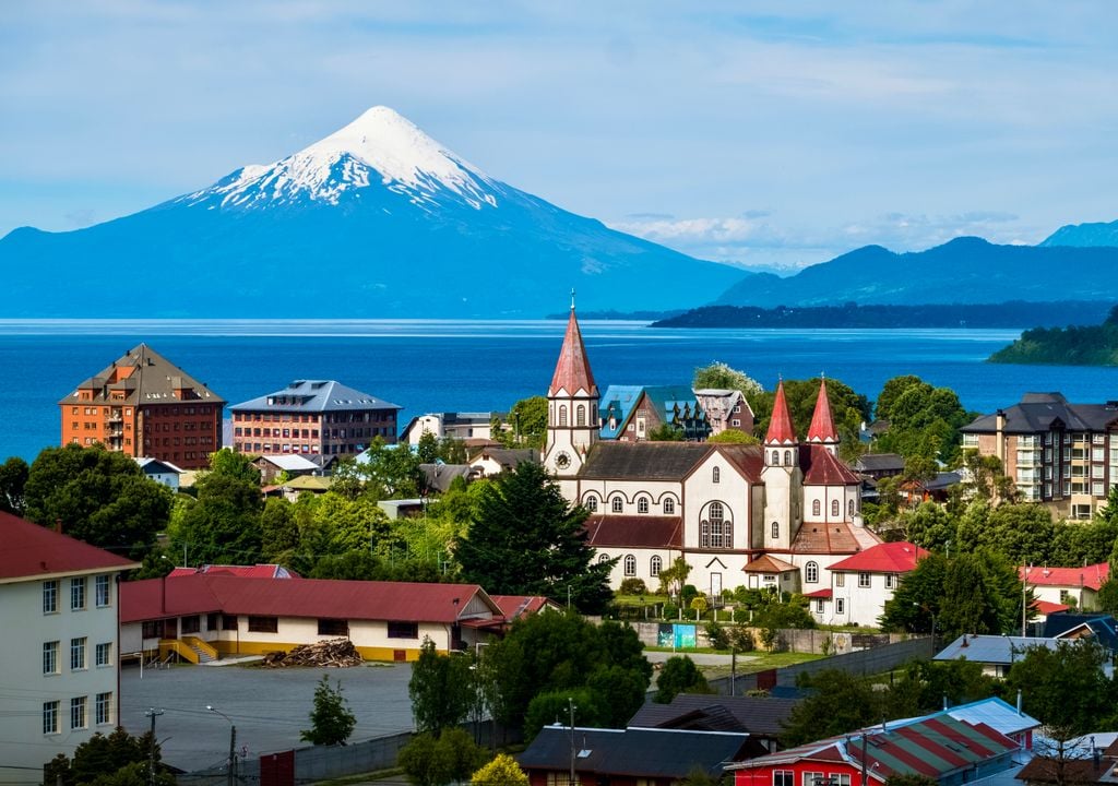 Puerto Varas, Región de Los Lagos, sur de Chile.