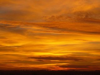 Puesta de Sol el 13 de noviembre del 2003 en León